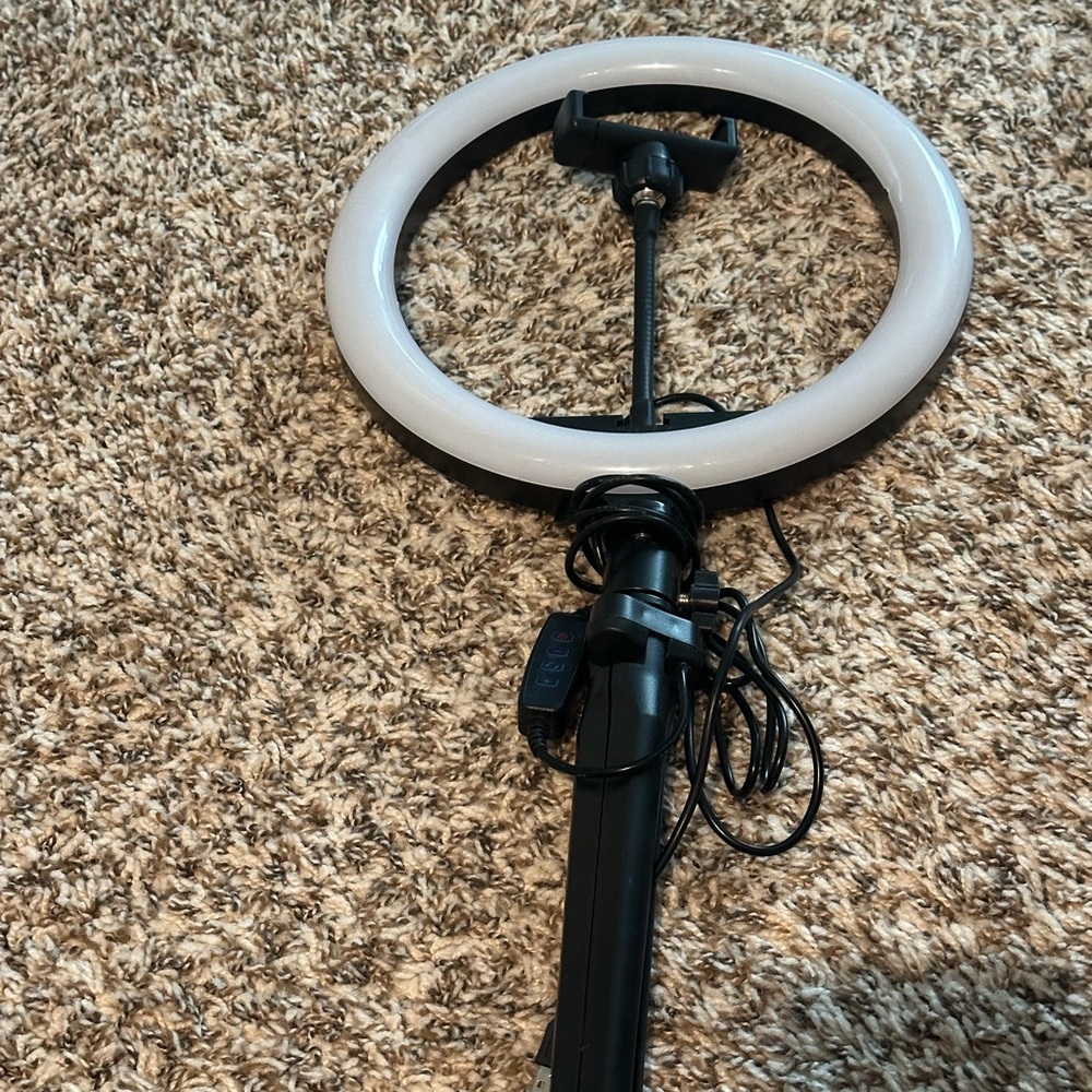 Adjustable LED Ring Light with Stand